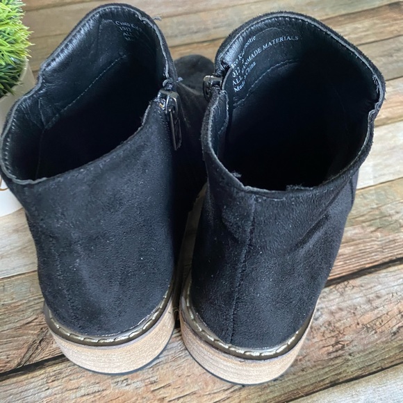 Seven 7 Black Cisco Kid Ankle Booties Size 8 - Picture 7 of 9